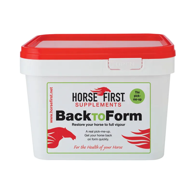 Horse First 5kg Back To Form Supplement in White