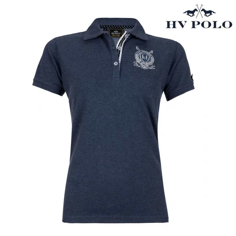 HV Polo Beil Ladies Polo Shirt - Denim Melange
