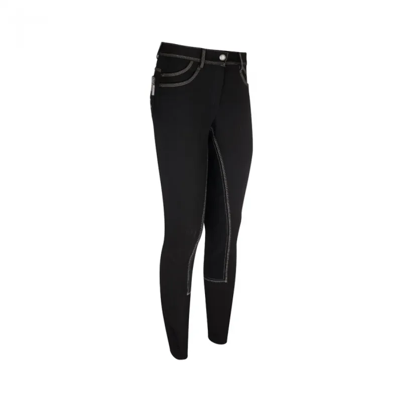 HV Polo Maeve Ladies Full Seat Breeches - Black