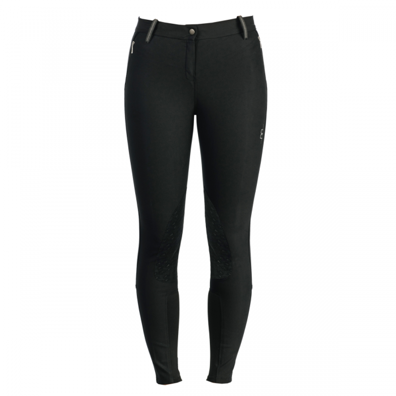 Horseware AA Letta Ladies Self Seat Breeches - Black-1
