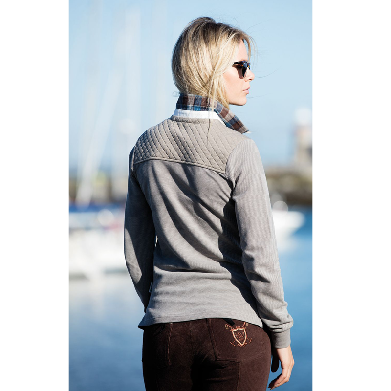 Horseware Lucy Rugby Top - Moon Rock-1