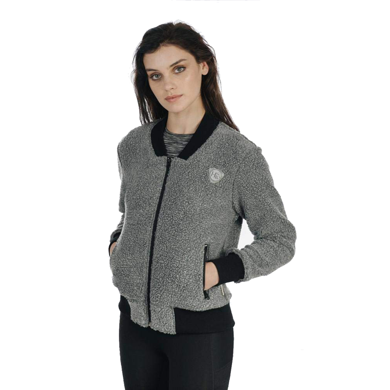 Horseware Fluffy Softie Blouson - Grey Melange-2
