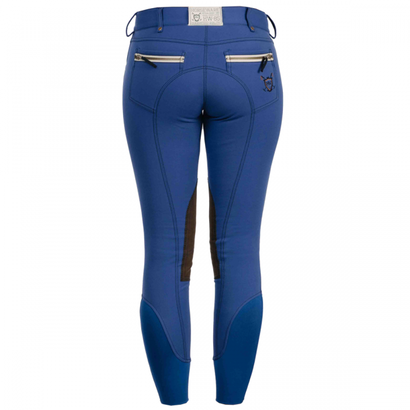Horseware Winter Fleece Ladies Breeches - Imperial Blue-1