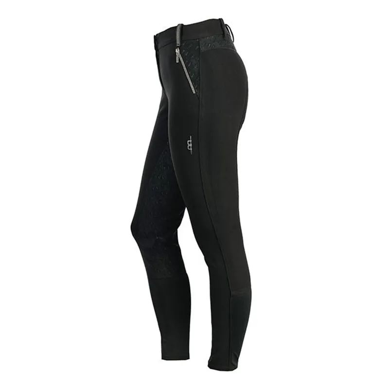 Horseware AA Selena Ladies Full Seat Breeches - Black-2