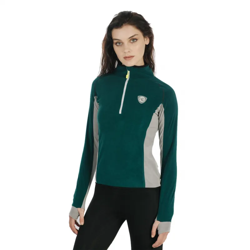 Horseware Fiona Half Zip Fleece - Storm Green 