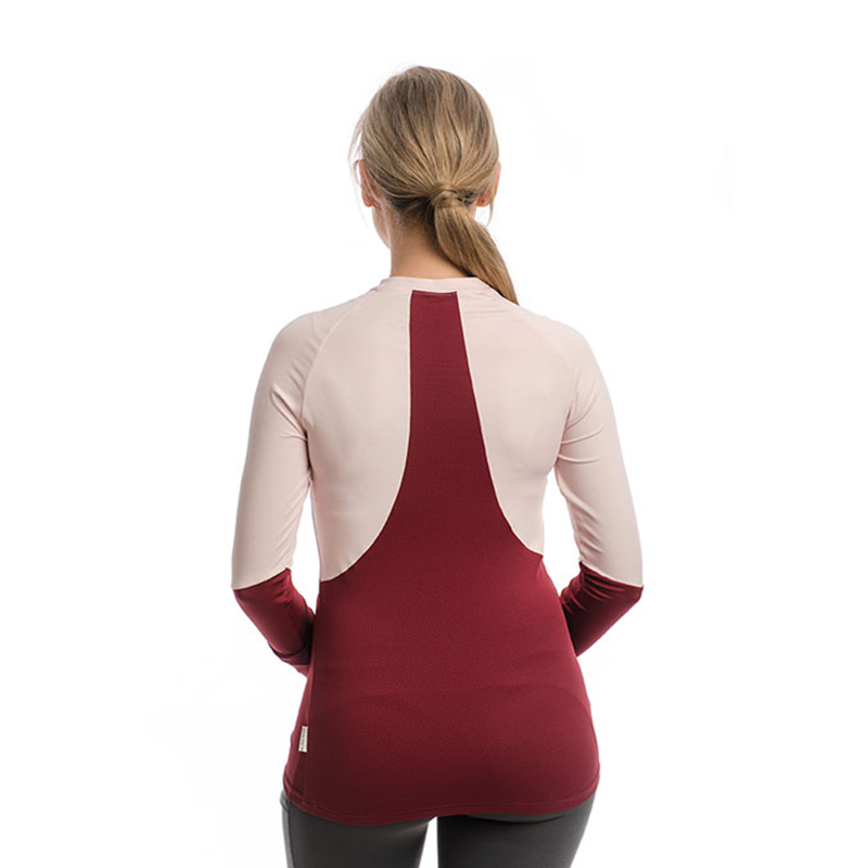 Horseware Jade Crew Neck Base Layer - Summer Berry/Rosewater-1