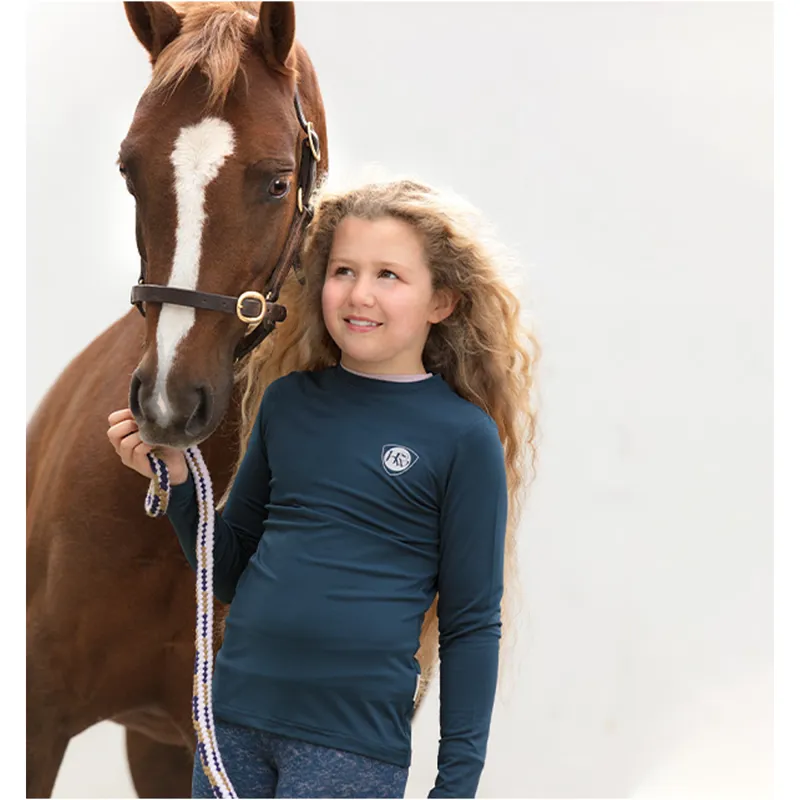 Horseware Kids Baselayer - Petrol Blue
