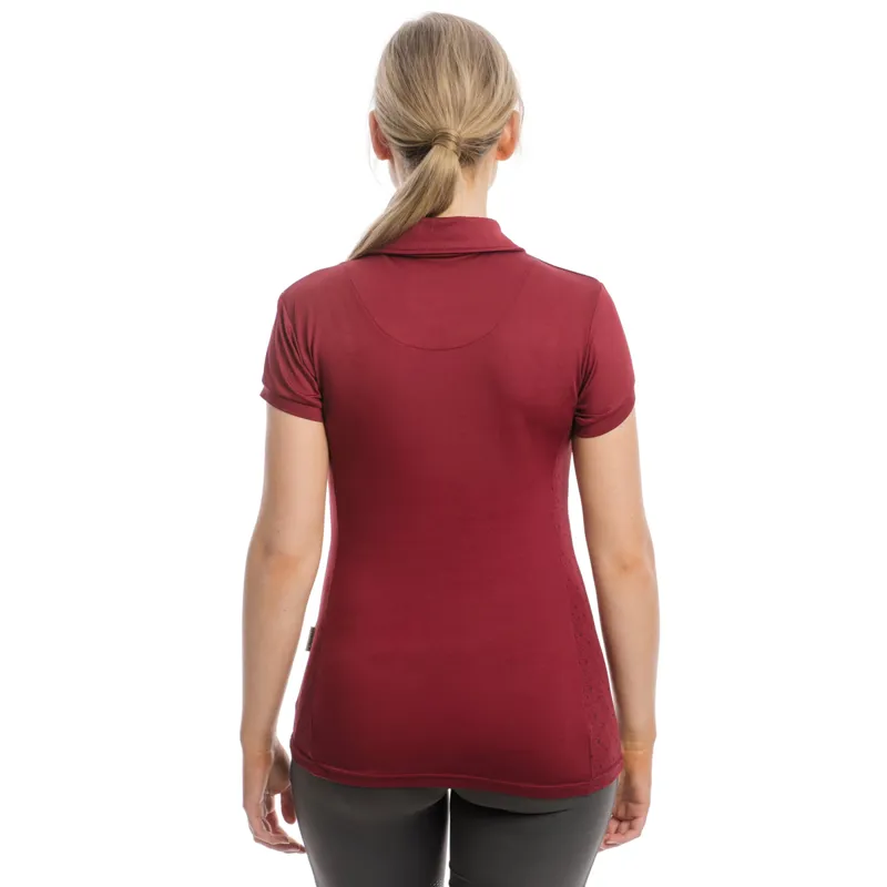 Horseware Orla Technical Polo Shirt - Summer Berry-1