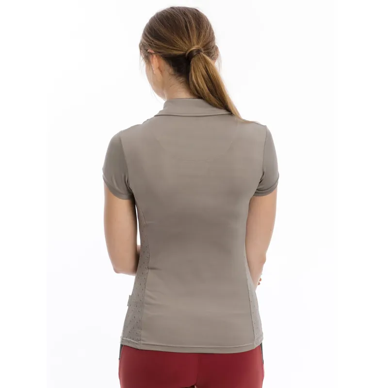 Horseware Orla Technical Polo Shirt - Silver Cloud-1