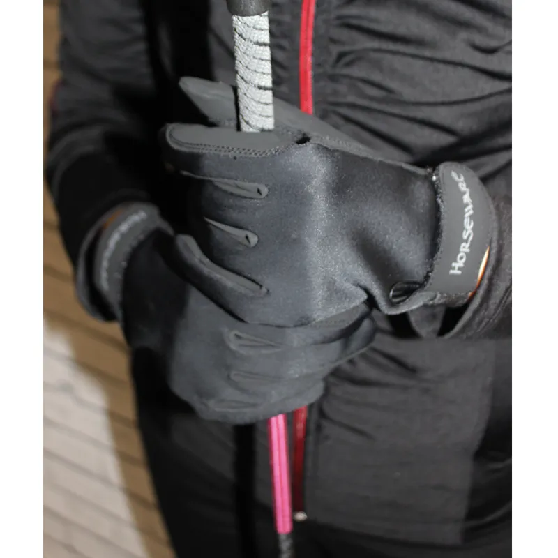 Horseware Winter Riding Gloves - Black