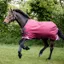 Horseware Rambo Original Lite 0g Turnout Rug With Leg Arches - Burgundy/Burgundy/Teal/Navy