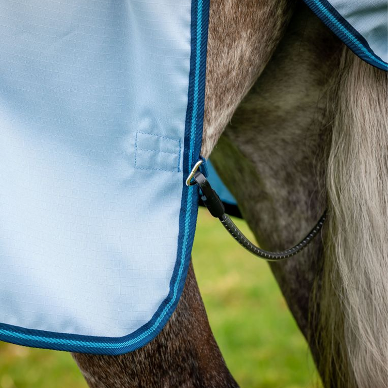 Horseware Amigo Ripstop Hoody - Azure Blue/Navy/Electric Blue-7