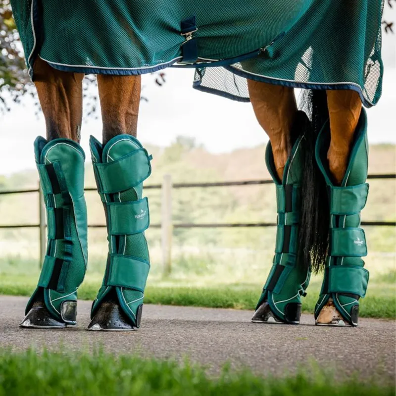 Horseware Signature Travel Boots - Hunter Green