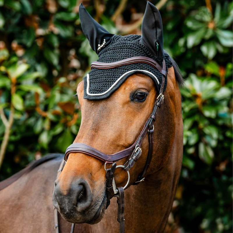 Horseware Signature Ear Net - Black-1