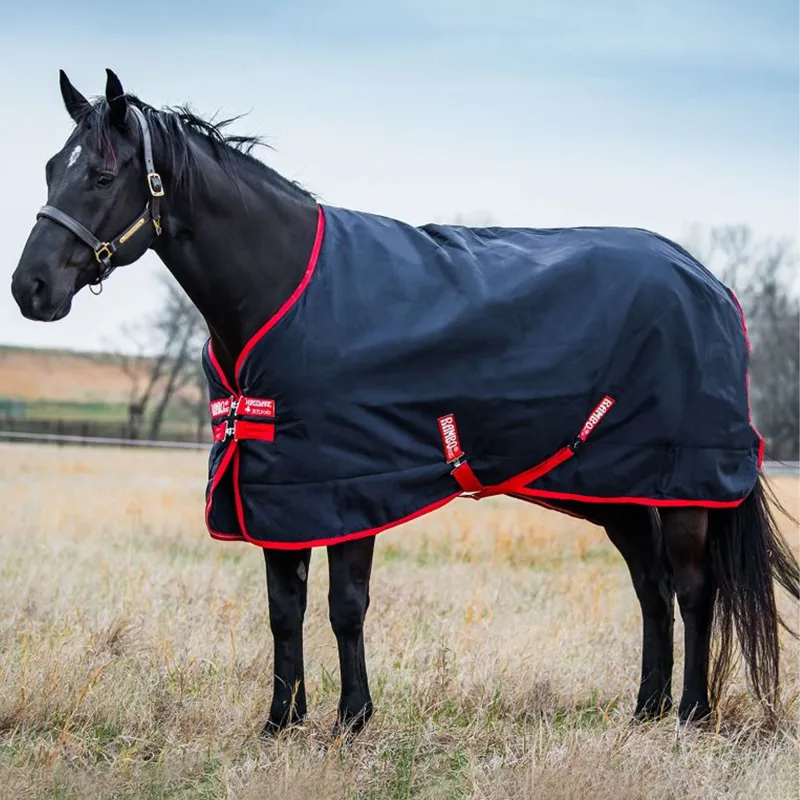 Horseware Rambo Original Medium 200g Turnout Rug - Navy/Red