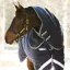 Horseware Rambo Duo Hood 100g - Navy/Sky Blue/Brown
