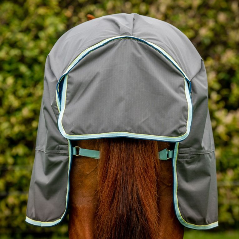 Horseware Amigo Hero Ripstop 50g With Fleece Lining - Shadow/Blue Haze/Navy-5