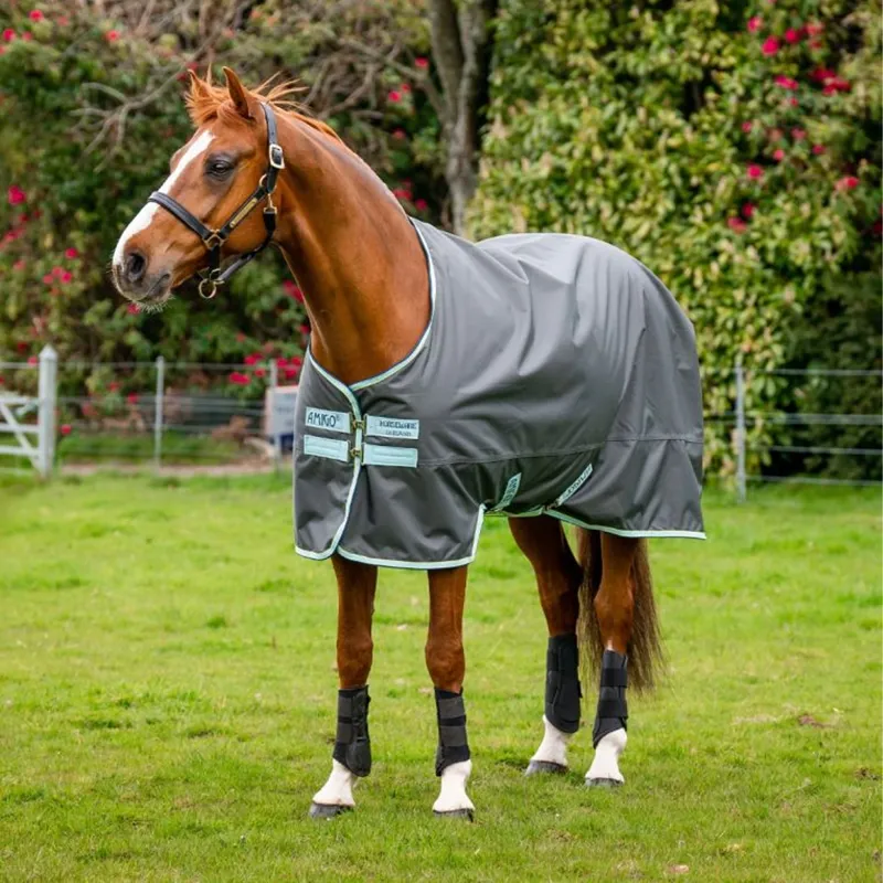Horseware Amigo Hero Ripstop 50g With Fleece Lining - Shadow/Blue Haze/Navy