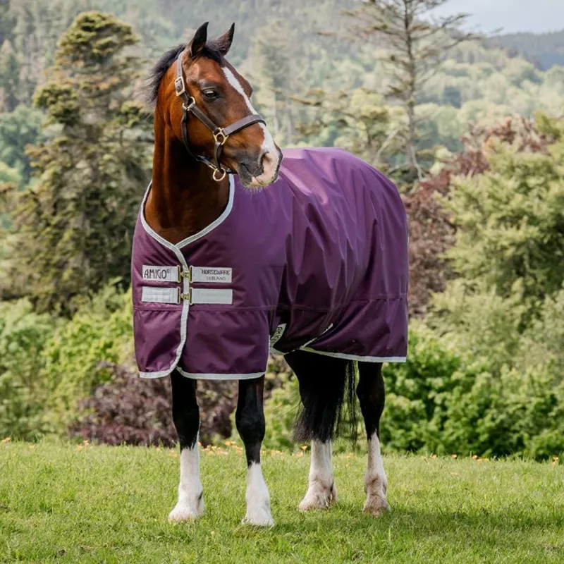 Horseware Hero Ripstop Turnout Rug 200g - Fig/Silver