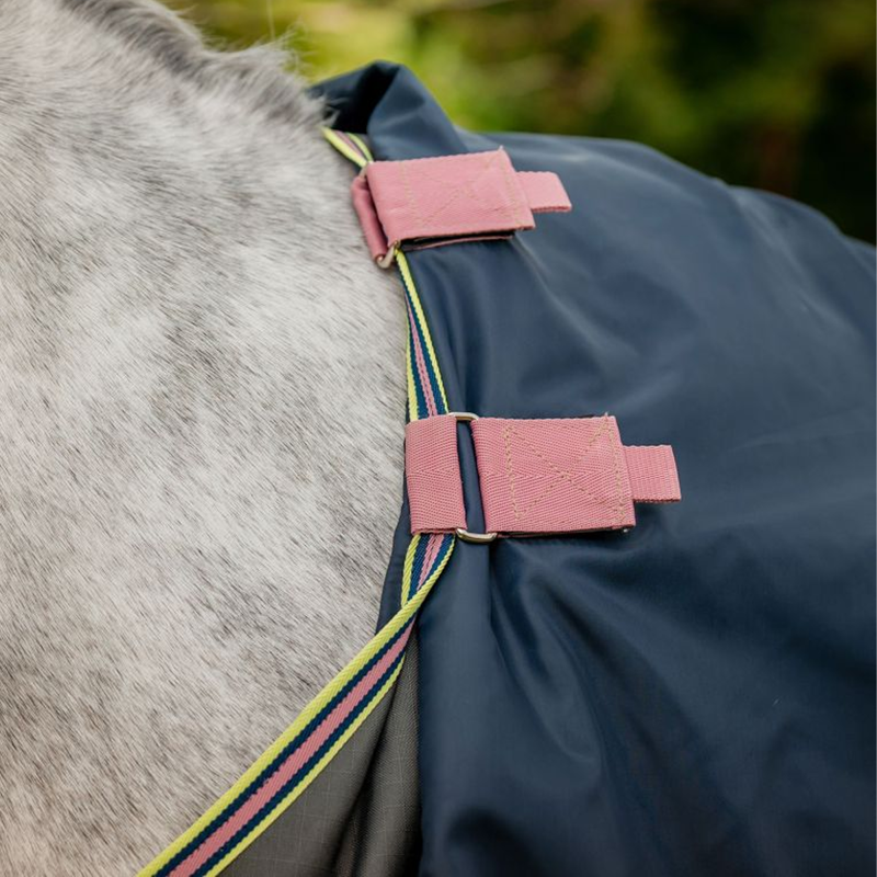 Horseware Amigo Hero Ripstop Plus Turnout Rug 0g - Shadow/Rose/Navy-4