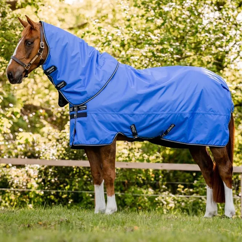 Horseware Amigo Hero Ripstop Plus 100g Turnout Rug - Blue/Navy/Grey