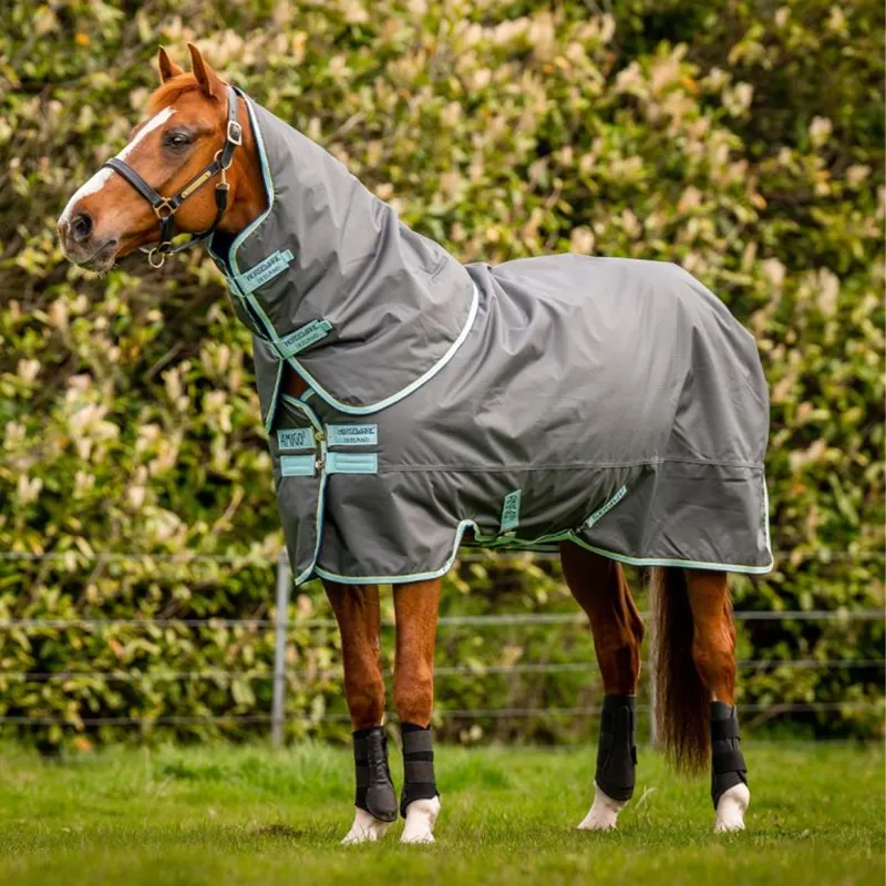 Horseware Amigo Hero Ripstop Plus Medium Turnout - Shadow/Blue Haze/Navy