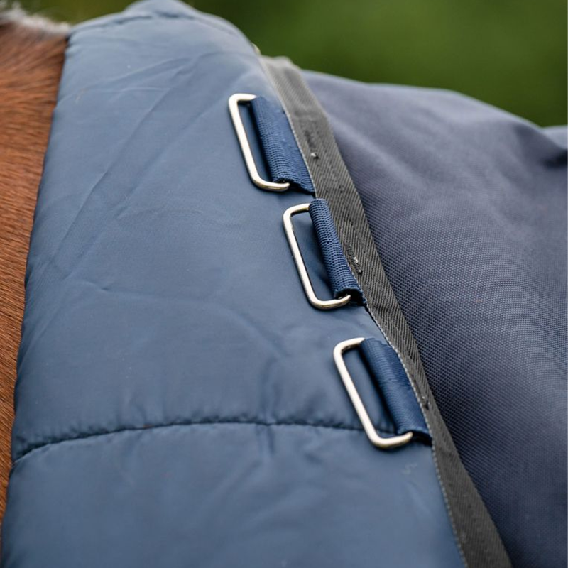 Horseware Amigo Bravo 12 Original 250g Turnout Rug - Navy/Blue/Strong Blue/Black-2