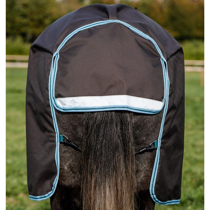 Horseware Amigo Bravo 12 Plus Disc Front 0g Turnout Rug - Excalibur/Aqua/Turquoise-5