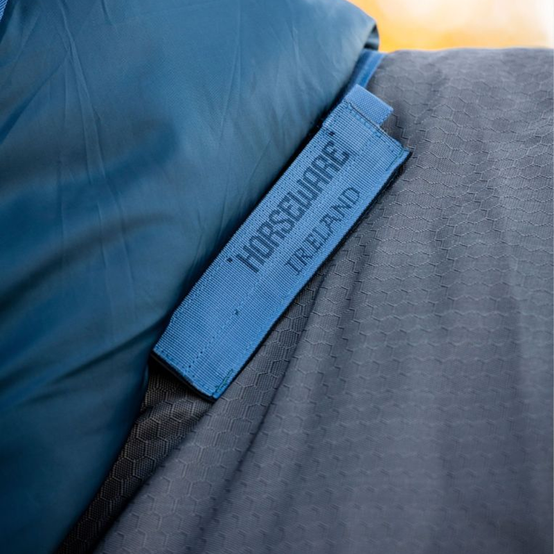 Horseware Rhino HexStop Plus 0g Turnout Rug - Grey/Indigo/Navy-3