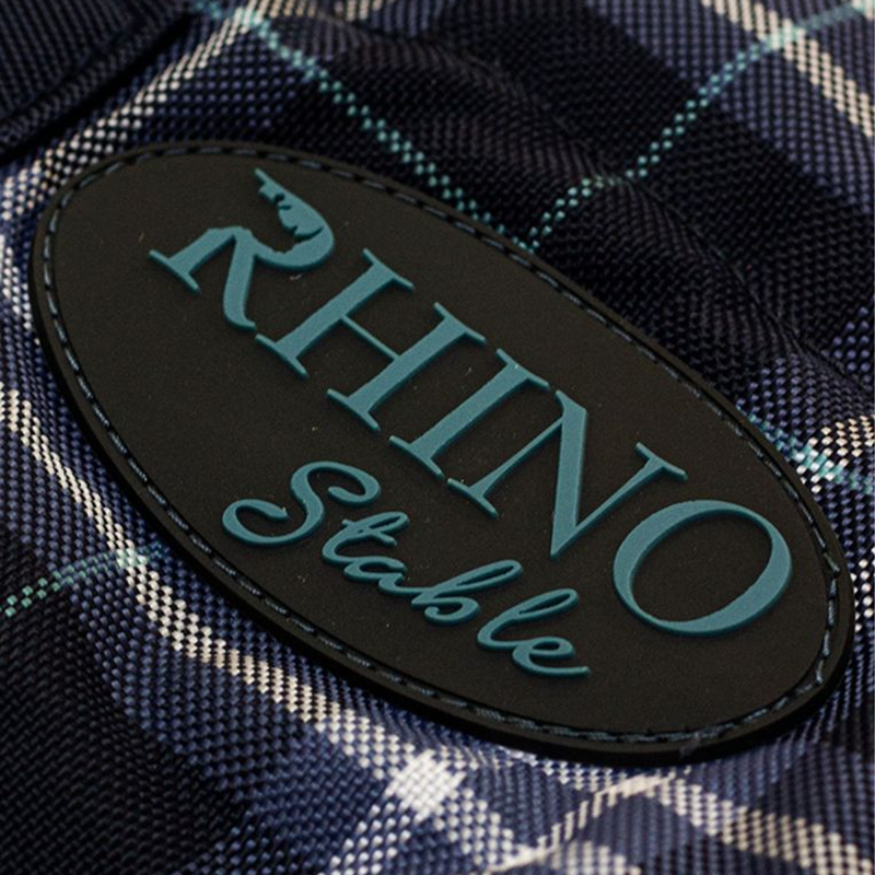 Horseware Rhino Original 250g Stable Rug with Vari-Layer - Navy Check/Indigo-1