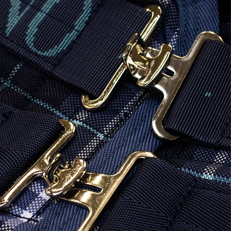 Horseware Rhino Original 250g Stable Rug with Vari-Layer - Navy Check/Indigo-3