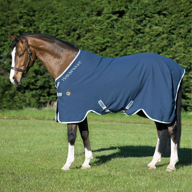Horseware Rambo Helix Sheet Disc Front - Navy/Silver-1