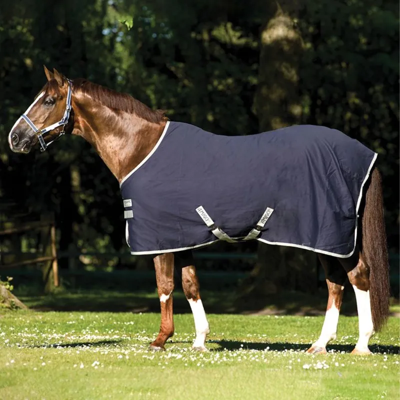 Horseware Amigo Stable Sheet - Navy/Silver