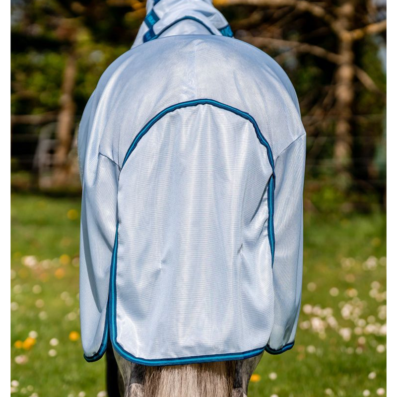 Horseware Amigo Bug Rug Fly Sheet - Azure Blue/Navy/Electric Blue-5