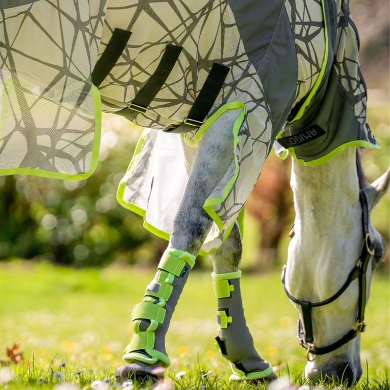 Horseware Amigo CamoFly Fly Sheet - CamoFly Print/Lime-1