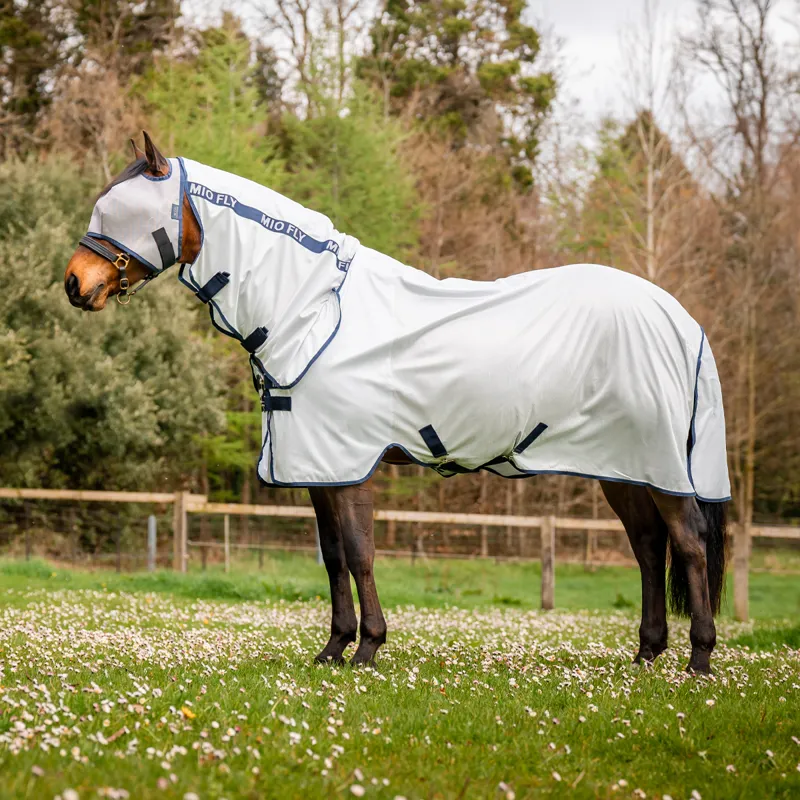Horseware Amigo Mio Fly Rug - Lunar Rock/Navy