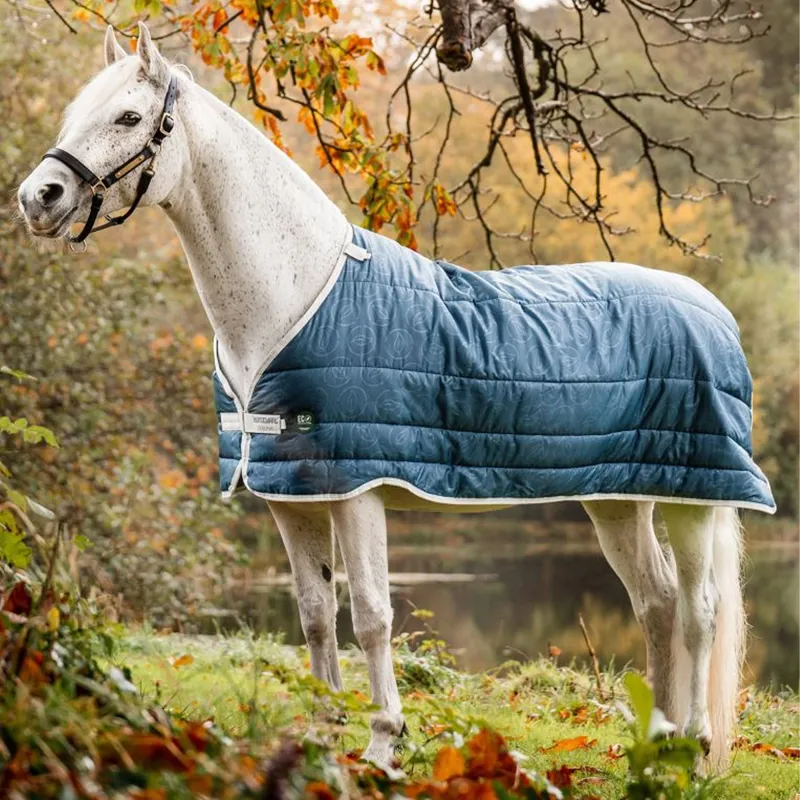 Horseware AmECO 100g Liner - Teal Eco Print/Grey