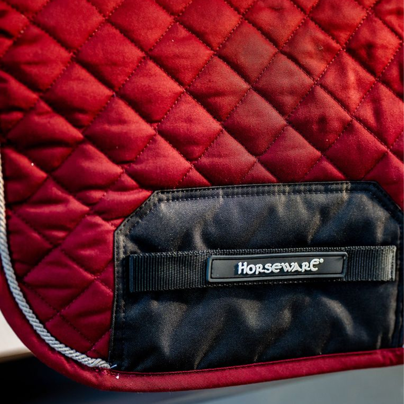 Horseware Signature Dressage Pad - Burgundy-2