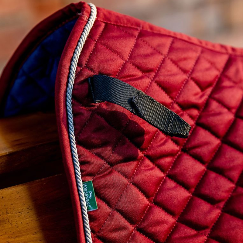 Horseware Signature Dressage Pad - Burgundy-1