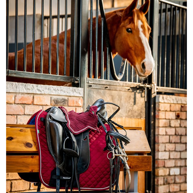 Horseware Signature Dressage Pad - Burgundy-6