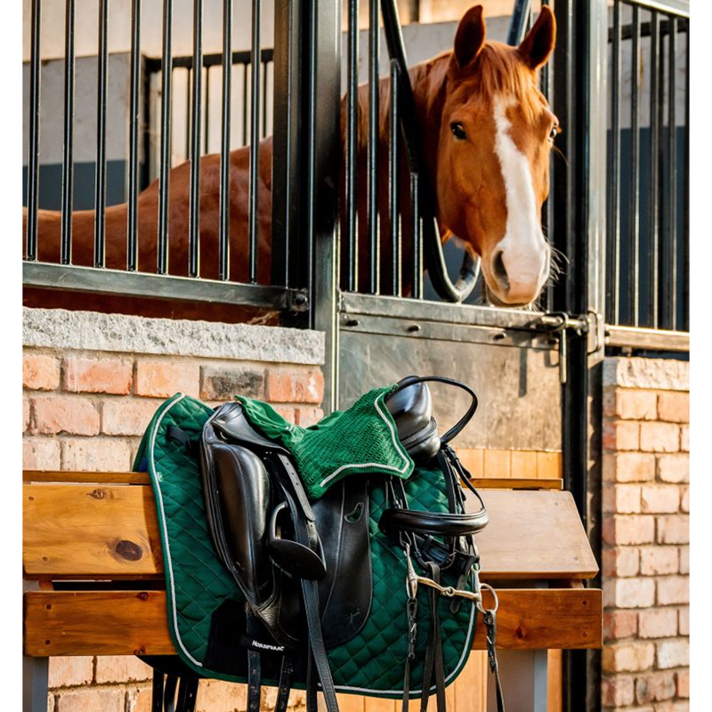 Horseware Signature Dressage Pad - Hunter Green-5