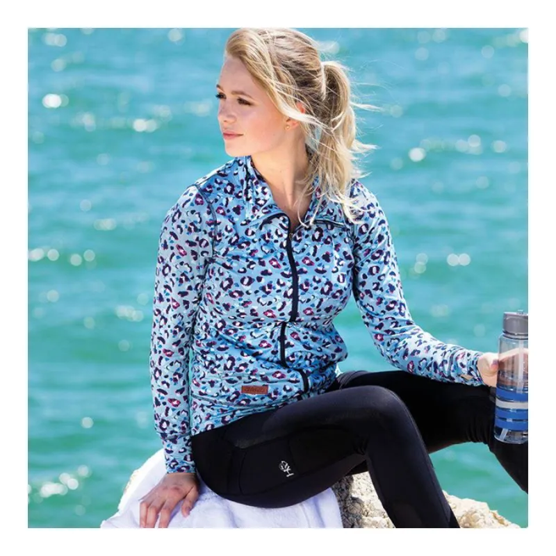 Horseware Jolie Ladies Zip Top - Blue Animal