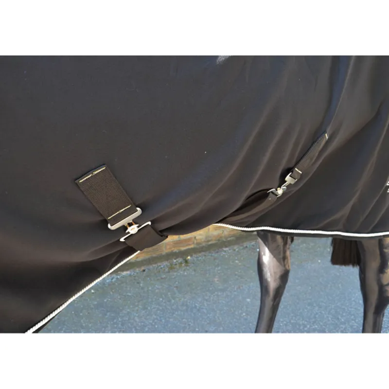 Hy Event Pro Series Fleece Rug - Black/Charcoal-2