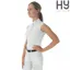 Hy Equestrian Sophia Sleeveless Show Shirt - White