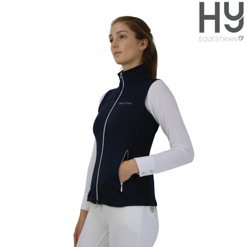 Hy Equestrian Synergy Flex Gilet - Navy-1