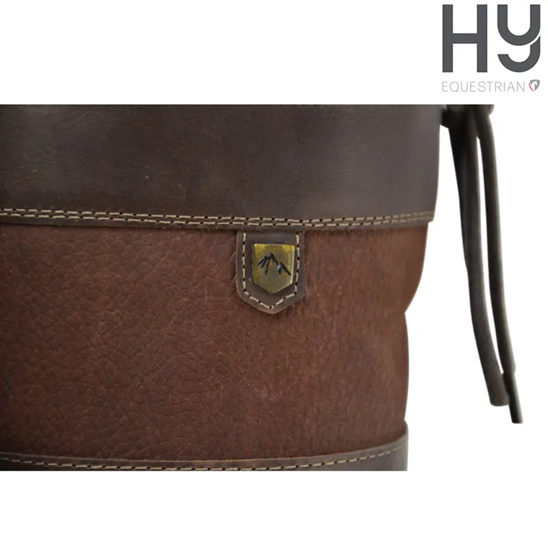 Hyland Buxton Short Country Boots - Dark Brown-2