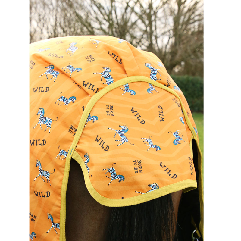 Hy StormX Original Born To Be Wild 200g Combi Turnout Rug  - Safari Orange/Petrol-1