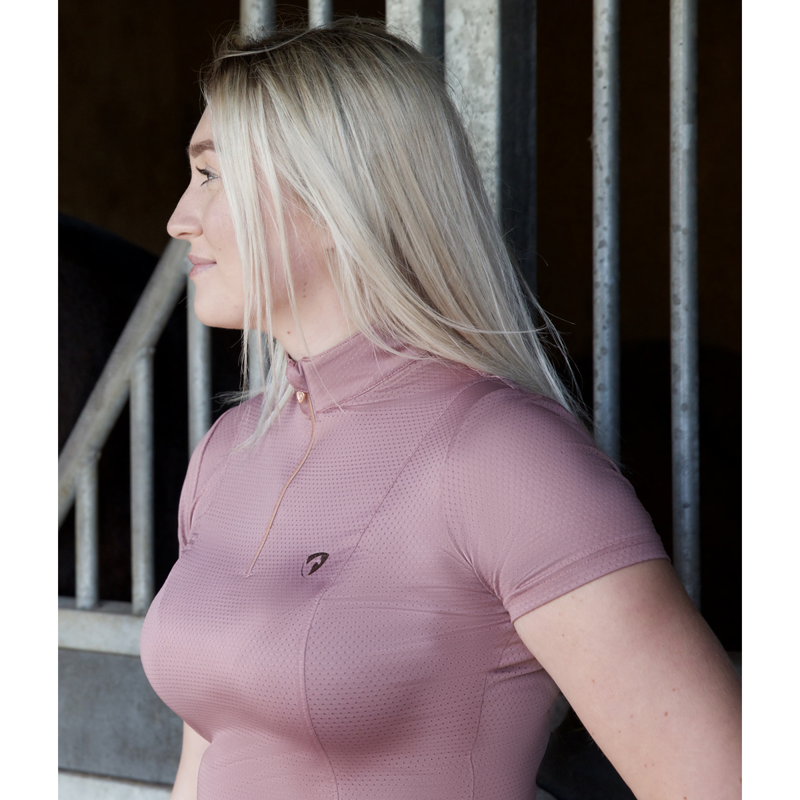 Hy Equestrian Ladies Elevate Sports Shirt - Rose-3
