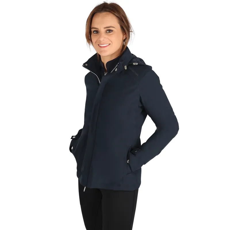 Hy Equestrian Ladies Elevate Waterproof Jacket - Navy