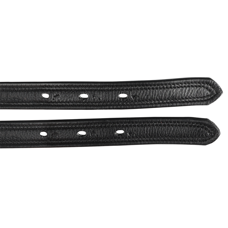 Hy Equestrian Super Soft Stirrup Leathers - Black-2
